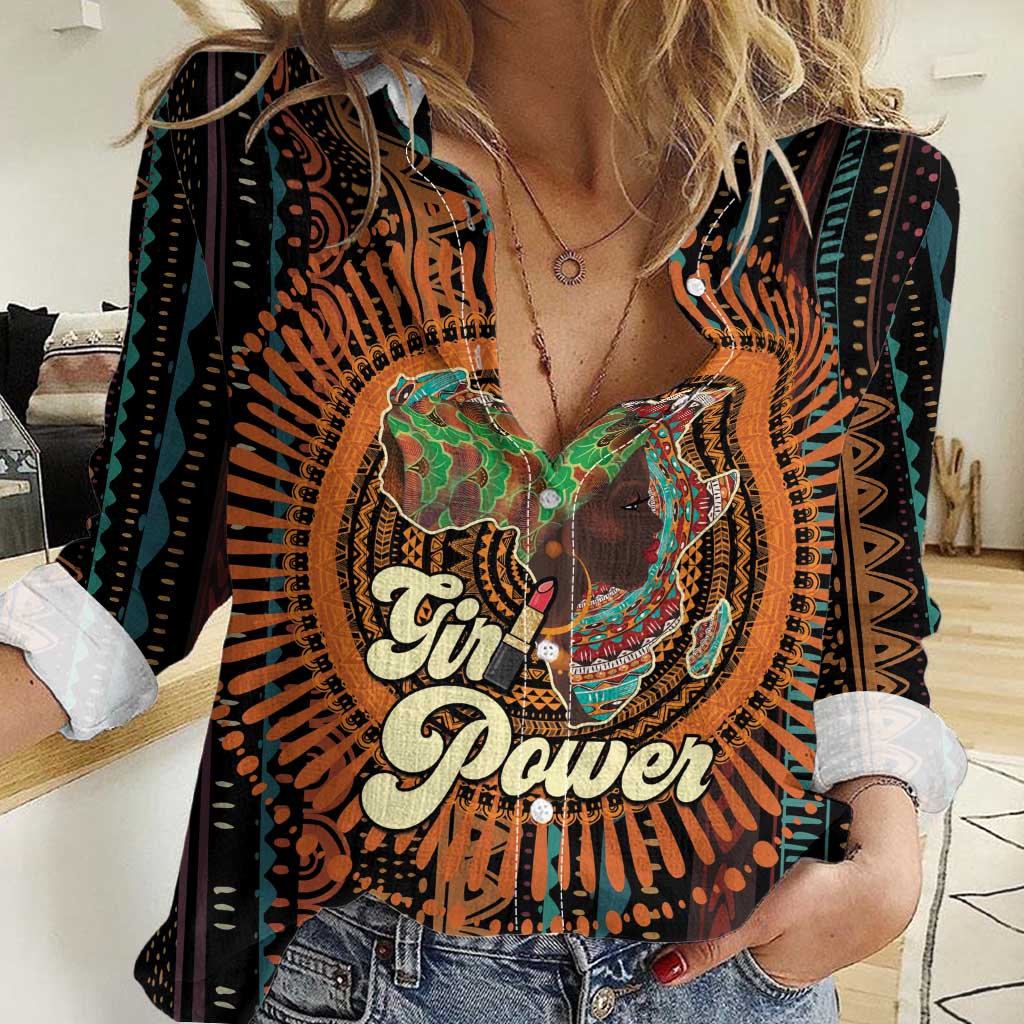 Black Girl Power Women Casual Shirt Happy International Women's Day - Wonder Print Shop