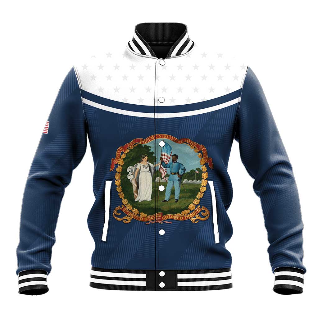 Personalized 3rd United States Colored Troops Baseball Jacket E Pluribus Unum - Wonder Print Shop