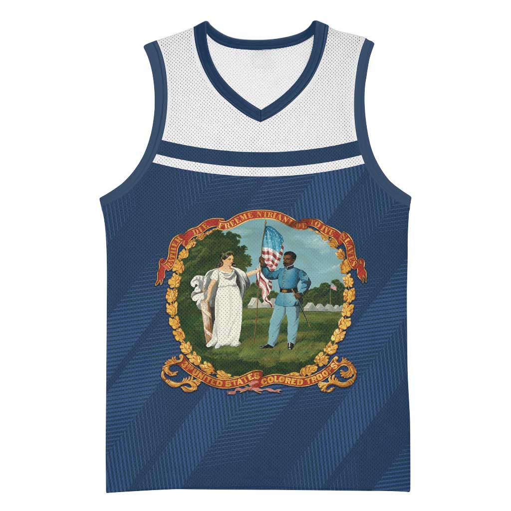 Personalized 3rd United States Colored Troops Basketball Jersey E Pluribus Unum - Wonder Print Shop