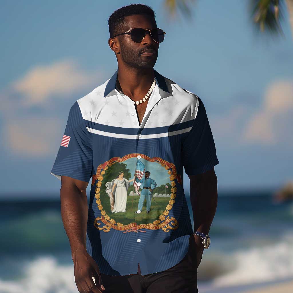 Personalized 3rd United States Colored Troops Hawaiian Shirt E Pluribus Unum - Wonder Print Shop
