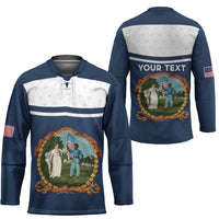 Personalized 3rd United States Colored Troops Hockey Jersey E Pluribus Unum - Wonder Print Shop