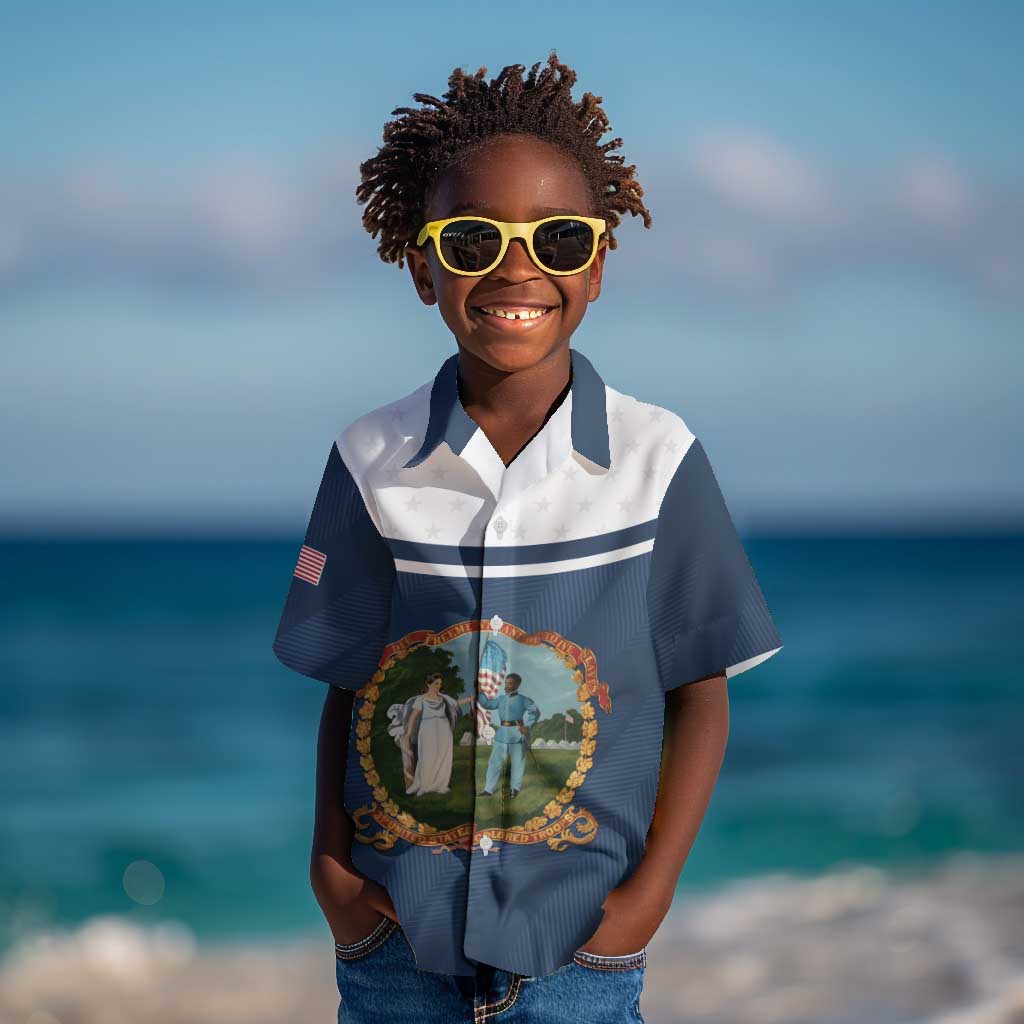 Personalized 3rd United States Colored Troops Kid Hawaiian Shirt E Pluribus Unum - Wonder Print Shop