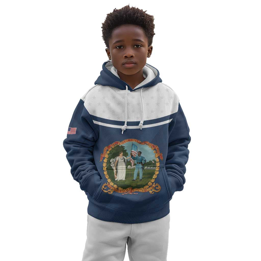 Personalized 3rd United States Colored Troops Kid Hoodie E Pluribus Unum - Wonder Print Shop