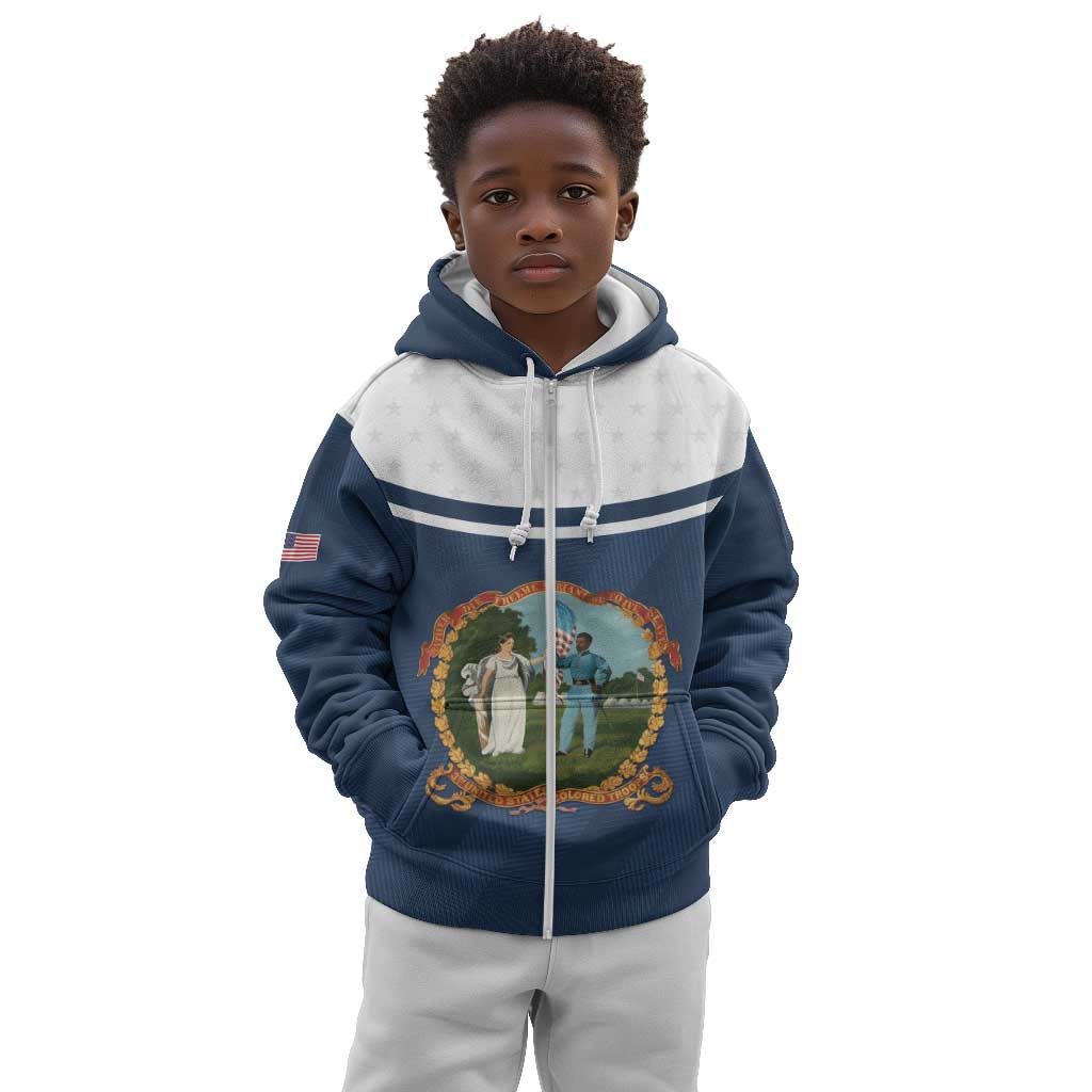 Personalized 3rd United States Colored Troops Kid Hoodie E Pluribus Unum - Wonder Print Shop