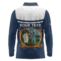 Personalized 3rd United States Colored Troops Long Sleeve Polo Shirt E Pluribus Unum - Wonder Print Shop