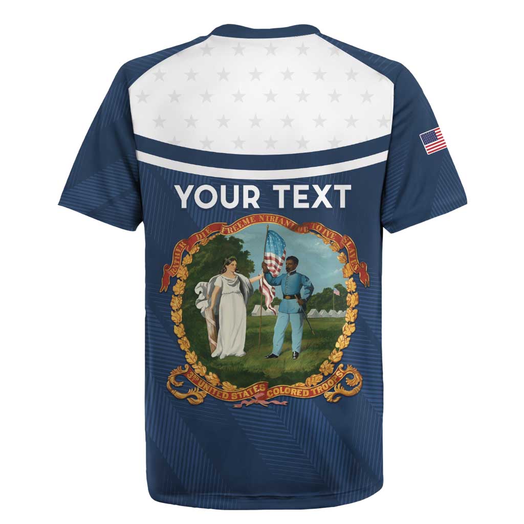 Personalized 3rd United States Colored Troops Rugby Jersey E Pluribus Unum - Wonder Print Shop