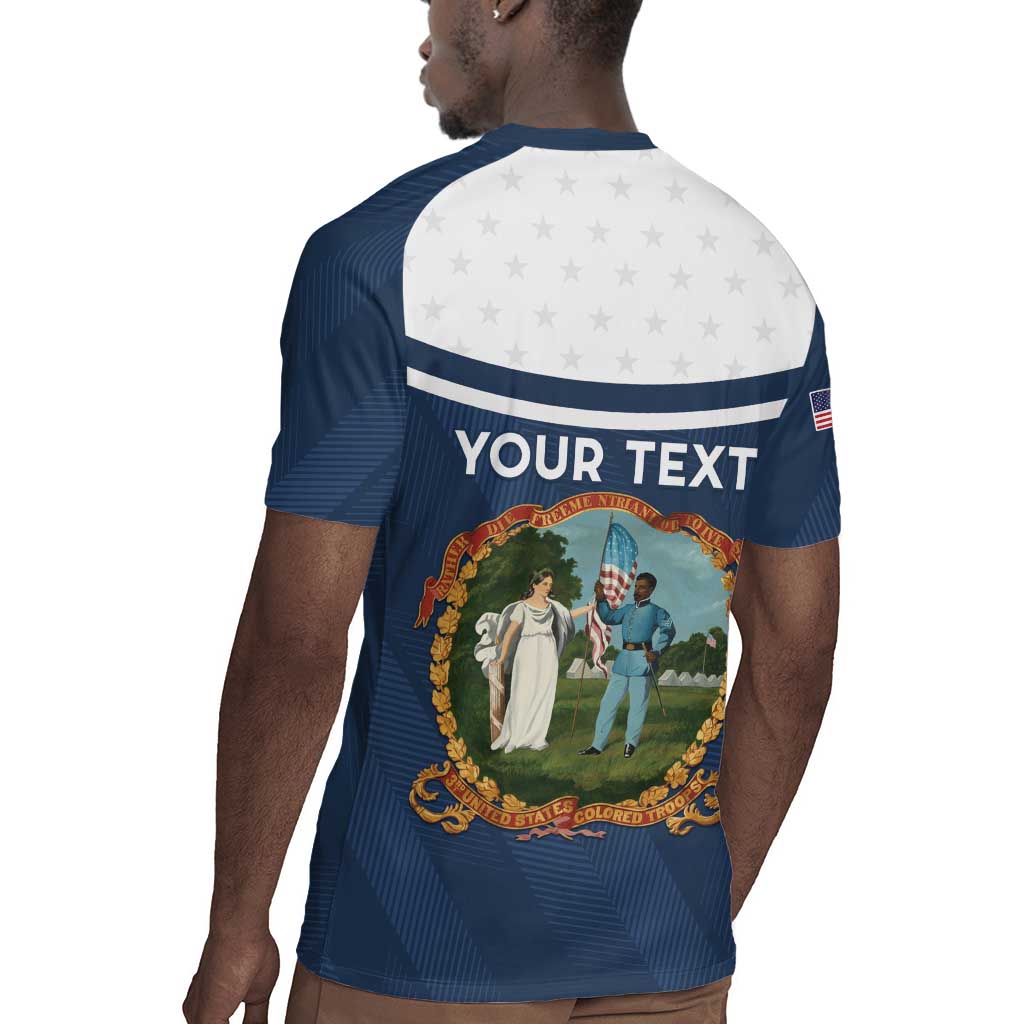 Personalized 3rd United States Colored Troops Rugby Jersey E Pluribus Unum - Wonder Print Shop