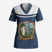 Personalized 3rd United States Colored Troops Scrub Top E Pluribus Unum - Wonder Print Shop