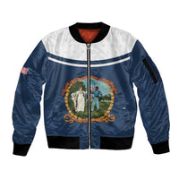 Personalized 3rd United States Colored Troops Sleeve Zip Bomber Jacket E Pluribus Unum - Wonder Print Shop