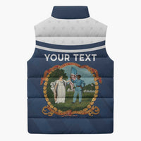 Personalized 3rd United States Colored Troops Sleeveless Puffer Jacket E Pluribus Unum - Wonder Print Shop