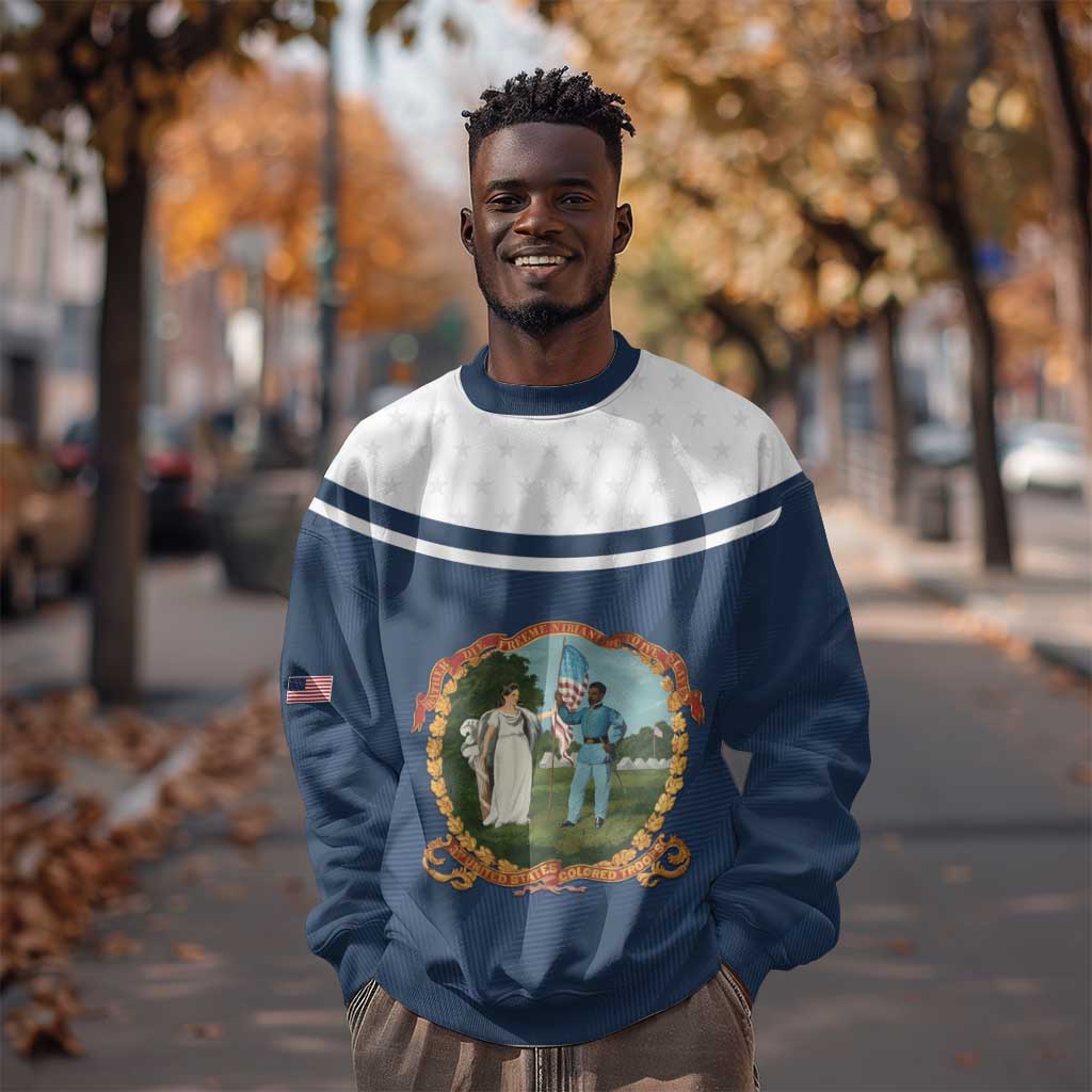 Personalized 3rd United States Colored Troops Sweatshirt E Pluribus Unum - Wonder Print Shop