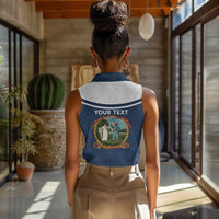 Personalized 3rd United States Colored Troops Women Sleeveless Polo Shirt E Pluribus Unum - Wonder Print Shop