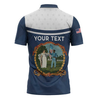 Personalized 3rd United States Colored Troops Zipper Polo Shirt E Pluribus Unum - Wonder Print Shop