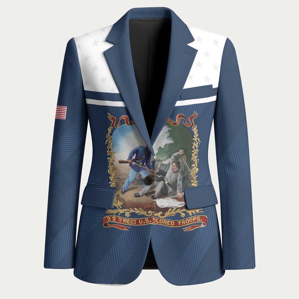 Personalized 22nd United States Colored Troops Blazer E Pluribus Unum - Wonder Print Shop