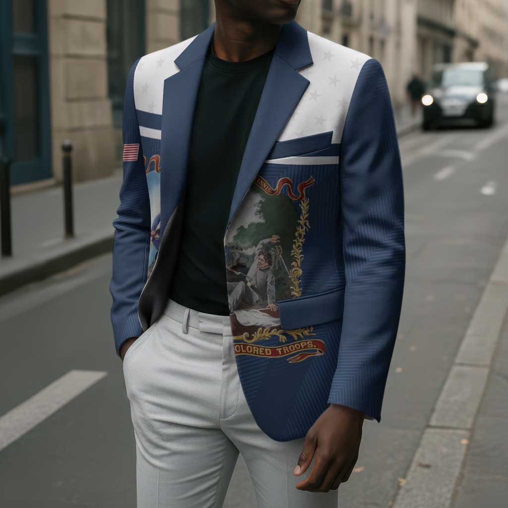 Personalized 22nd United States Colored Troops Blazer E Pluribus Unum - Wonder Print Shop