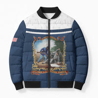 Personalized 22nd United States Colored Troops Bomber Puffer Jacket E Pluribus Unum - Wonder Print Shop