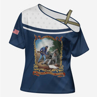 Personalized 22nd United States Colored Troops Cross Shoulder Shirt E Pluribus Unum - Wonder Print Shop