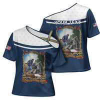 Personalized 22nd United States Colored Troops Cross Shoulder Shirt E Pluribus Unum - Wonder Print Shop