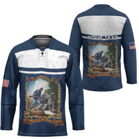 Personalized 22nd United States Colored Troops Hockey Jersey E Pluribus Unum - Wonder Print Shop