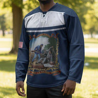 Personalized 22nd United States Colored Troops Hockey Jersey E Pluribus Unum - Wonder Print Shop