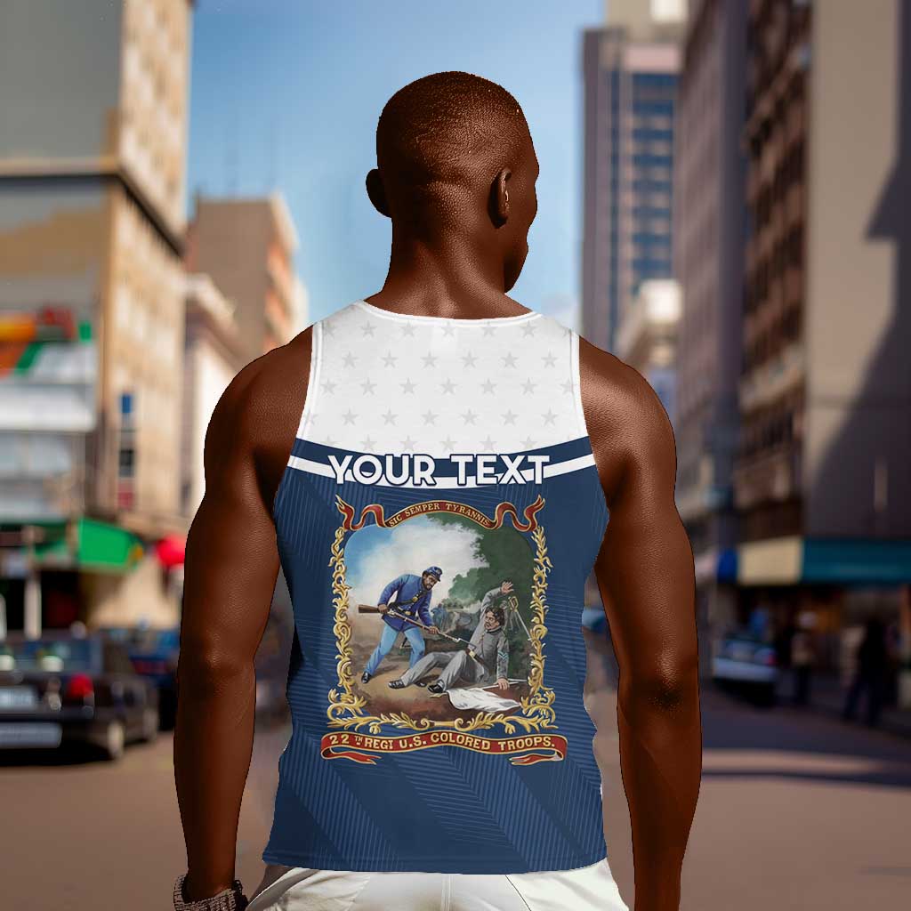 Personalized 22nd United States Colored Troops Men Tank Top E Pluribus Unum - Wonder Print Shop
