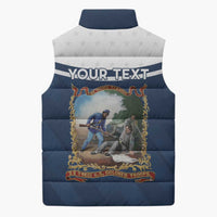 Personalized 22nd United States Colored Troops Sleeveless Puffer Jacket E Pluribus Unum - Wonder Print Shop