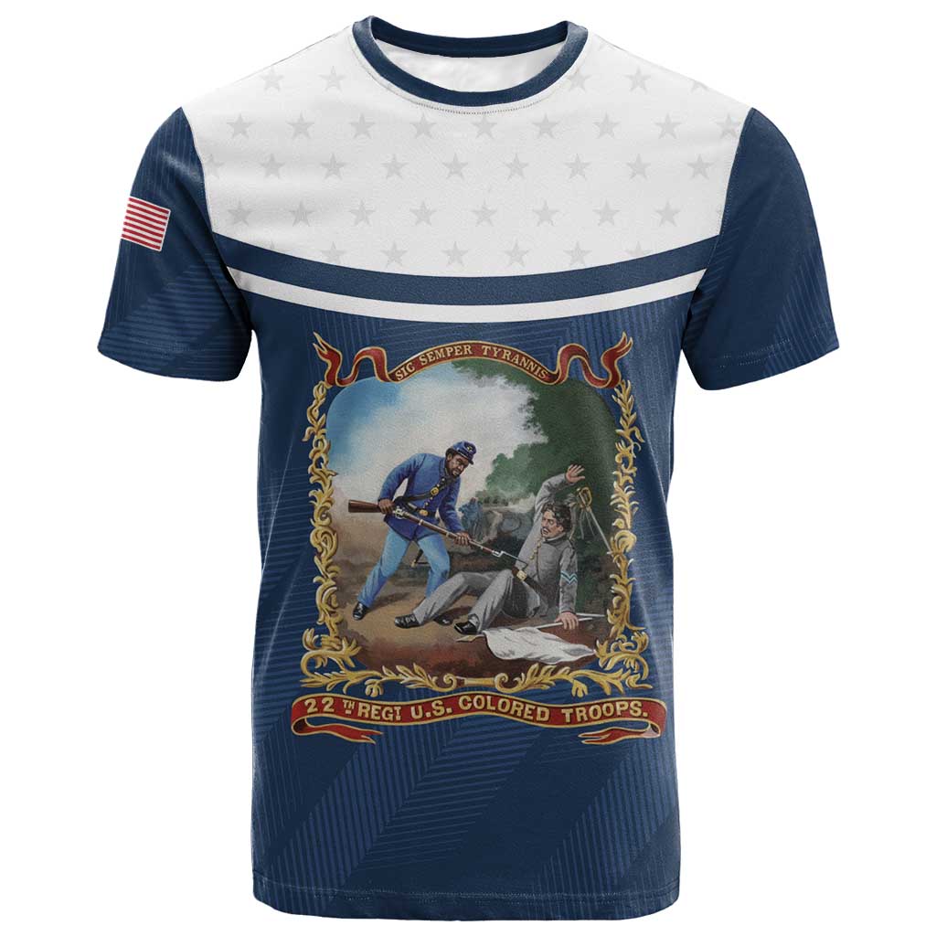 Personalized 22nd United States Colored Troops T shirt E Pluribus Unum - Wonder Print Shop