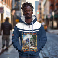 Personalized 22nd United States Colored Troops Zip Hoodie E Pluribus Unum - Wonder Print Shop