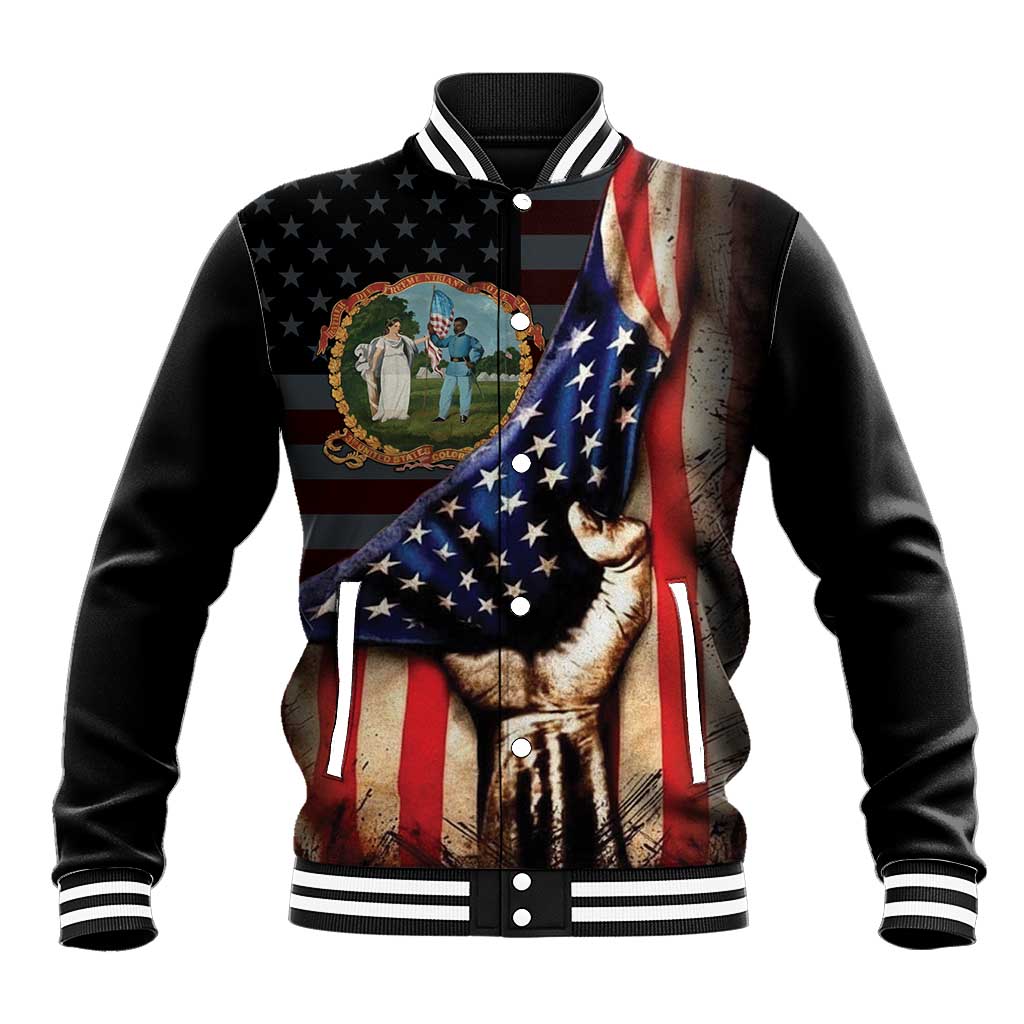 3rd United States Colored Troops Baseball Jacket Flag of Freedom - Wonder Print Shop