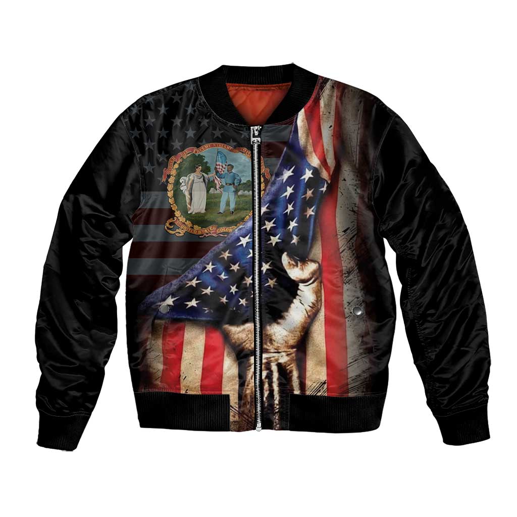 3rd United States Colored Troops Bomber Jacket Flag of Freedom - Wonder Print Shop