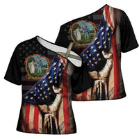 3rd United States Colored Troops Cross Shoulder Shirt Flag of Freedom - Wonder Print Shop