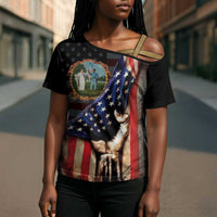 3rd United States Colored Troops Cross Shoulder Shirt Flag of Freedom - Wonder Print Shop