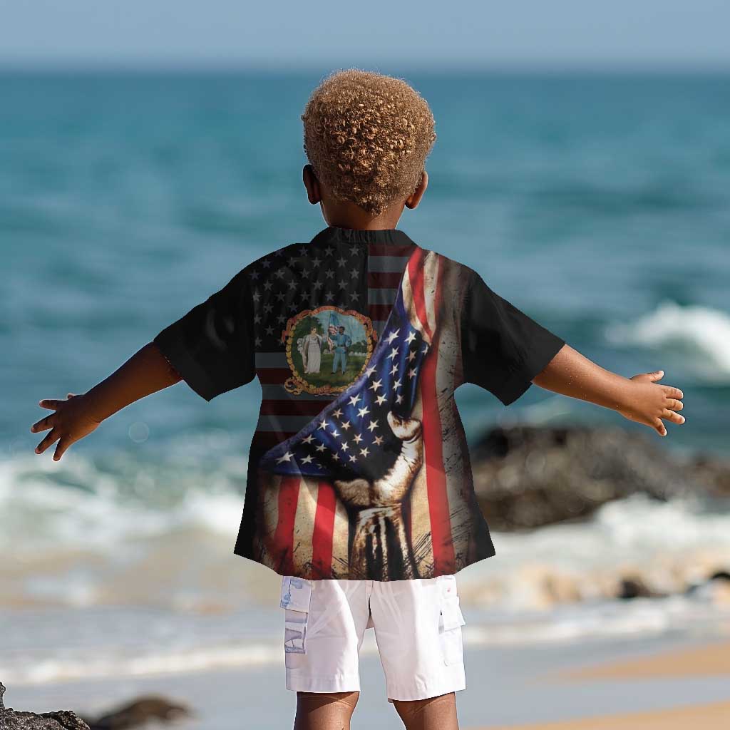 3rd United States Colored Troops Kid Hawaiian Shirt Flag of Freedom - Wonder Print Shop