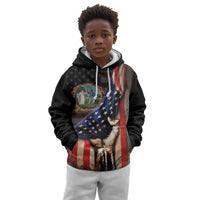 3rd United States Colored Troops Kid Hoodie Flag of Freedom - Wonder Print Shop