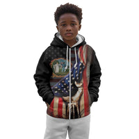 3rd United States Colored Troops Kid Hoodie Flag of Freedom - Wonder Print Shop