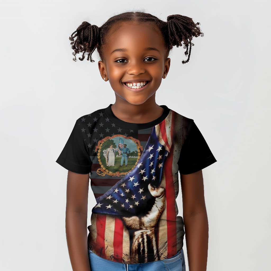 3rd United States Colored Troops Kid T shirt Flag of Freedom - Wonder Print Shop