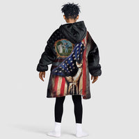 3rd United States Colored Troops Kid Wearable Blanket Hoodie Flag of Freedom - Wonder Print Shop