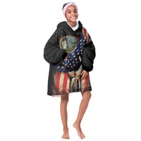 3rd United States Colored Troops Kid Wearable Blanket Hoodie Flag of Freedom - Wonder Print Shop