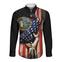 3rd United States Colored Troops Long Sleeve Button Shirt Flag of Freedom - Wonder Print Shop