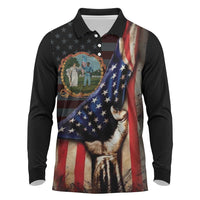 3rd United States Colored Troops Long Sleeve Polo Shirt Flag of Freedom - Wonder Print Shop