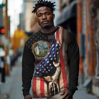 3rd United States Colored Troops Long Sleeve Shirt Flag of Freedom - Wonder Print Shop