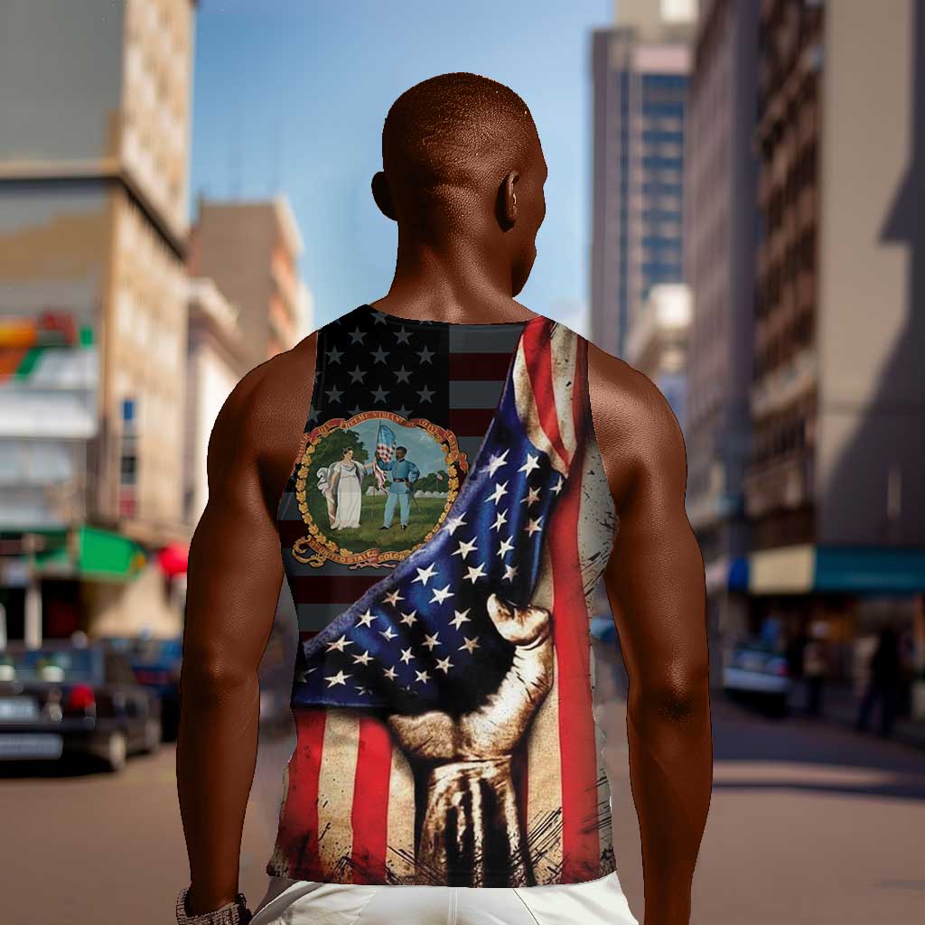 3rd United States Colored Troops Men Tank Top Flag of Freedom - Wonder Print Shop