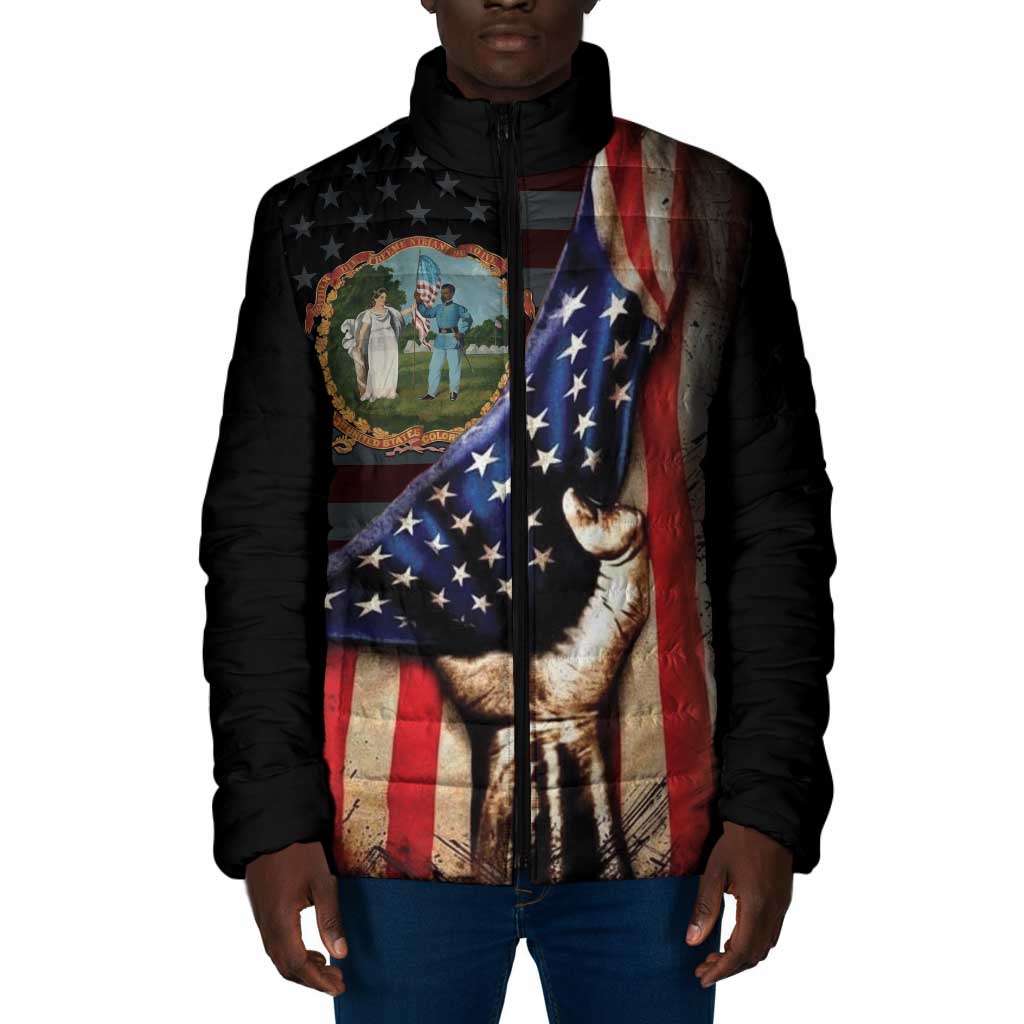 3rd United States Colored Troops Padded Jacket Flag of Freedom - Wonder Print Shop