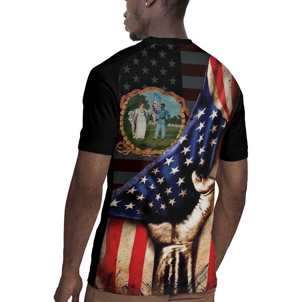 3rd United States Colored Troops Rugby Jersey Flag of Freedom - Wonder Print Shop