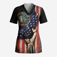3rd United States Colored Troops Scrub Top Flag of Freedom - Wonder Print Shop