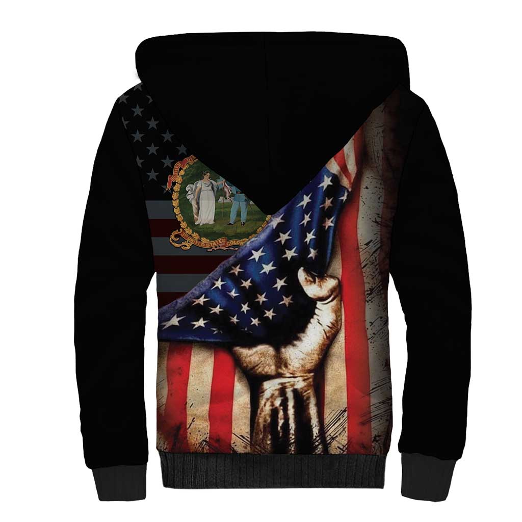 3rd United States Colored Troops Sherpa Hoodie Flag of Freedom - Wonder Print Shop