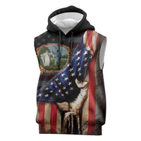 3rd United States Colored Troops Sleeveless Hoodie Flag of Freedom - Wonder Print Shop