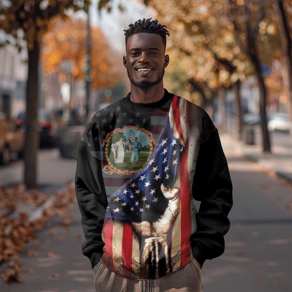 3rd United States Colored Troops Sweatshirt Flag of Freedom - Wonder Print Shop