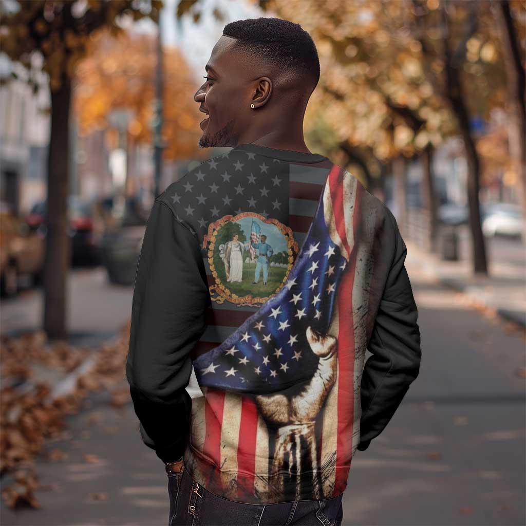 3rd United States Colored Troops Sweatshirt Flag of Freedom - Wonder Print Shop