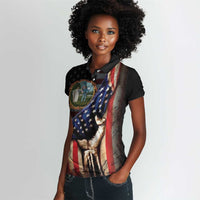 3rd United States Colored Troops Women Polo Shirt Flag of Freedom - Wonder Print Shop